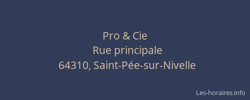 Pro & Cie