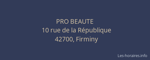 PRO BEAUTE