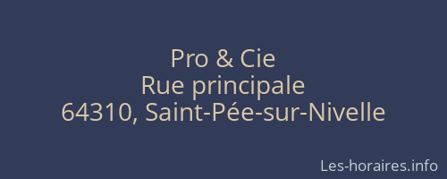 Pro & Cie