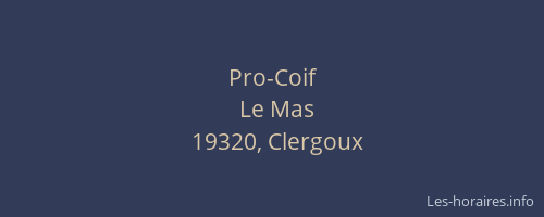 Pro-Coif