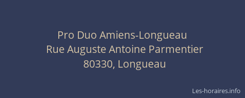 Pro Duo Amiens-Longueau