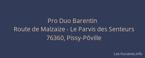 Pro Duo Barentin