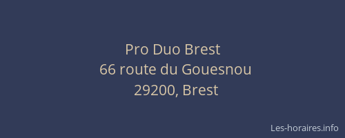 Pro Duo Brest