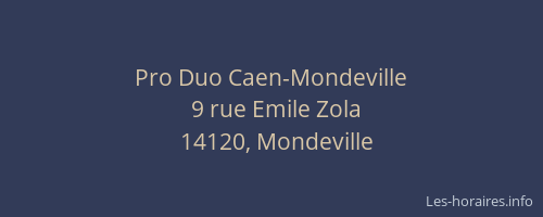 Pro Duo Caen-Mondeville