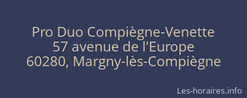 Pro Duo Compiègne-Venette
