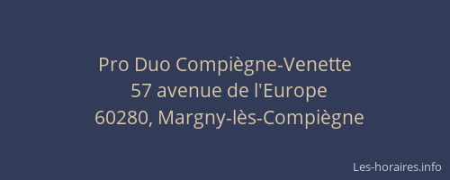 Pro Duo Compiègne-Venette