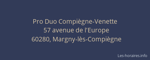 Pro Duo Compi&egrave;gne-Venette