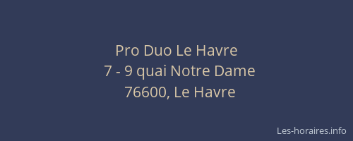 Pro Duo Le Havre