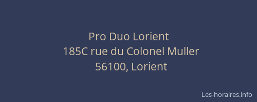 Pro Duo Lorient
