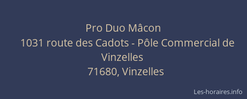 Pro Duo Mâcon