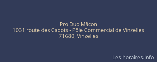 Pro Duo Mâcon