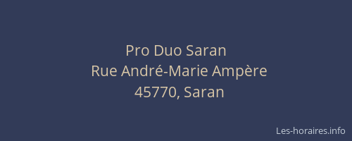 Pro Duo Saran