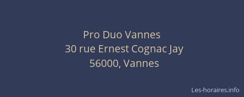 Pro Duo Vannes