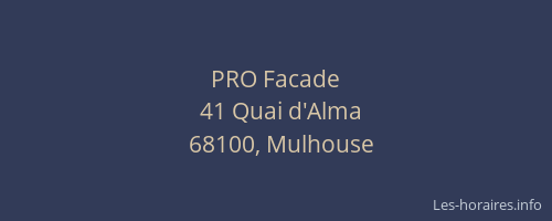 PRO Facade