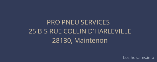 PRO PNEU SERVICES