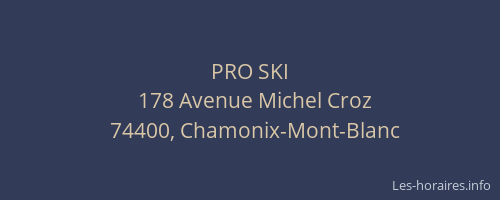 PRO SKI