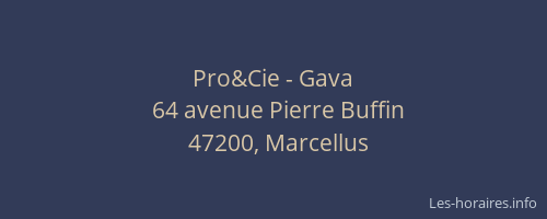 Pro&Cie - Gava