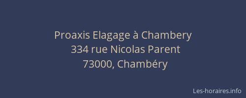 Proaxis Elagage à Chambery