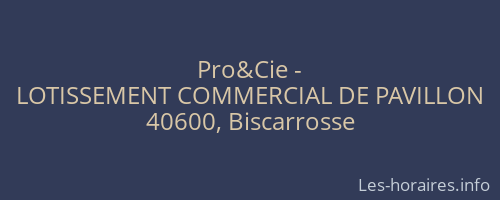 Pro&Cie -