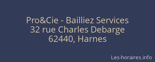Pro&Cie - Bailliez Services