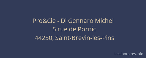 Pro&Cie - Di Gennaro Michel