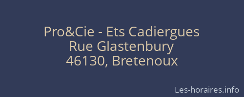 Pro&Cie - Ets Cadiergues