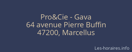Pro&Cie - Gava
