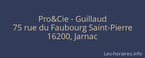 Pro&Cie - Guillaud