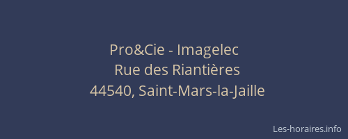 Pro&Cie - Imagelec