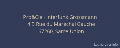 Pro&Cie - Interfunk Grossmann