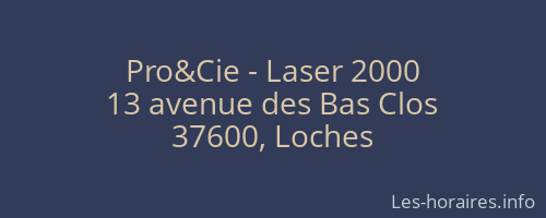 Pro&Cie - Laser 2000