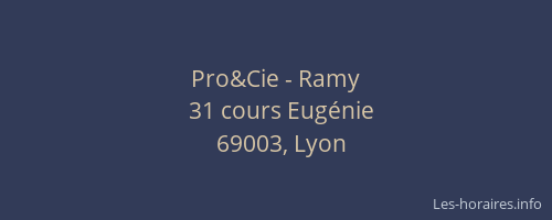 Pro&Cie - Ramy