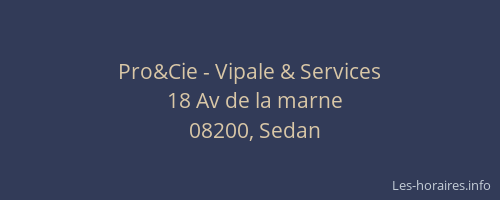 Pro&Cie - Vipale & Services