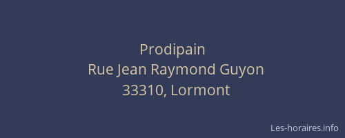 Prodipain