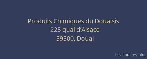 Produits Chimiques du Douaisis
