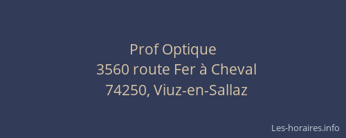 Prof Optique