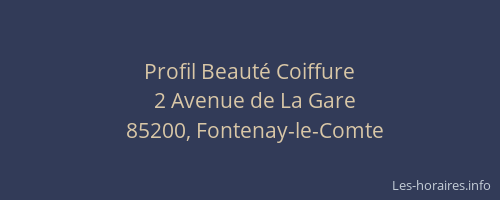 Profil Beauté Coiffure