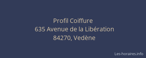 Profil Coiffure