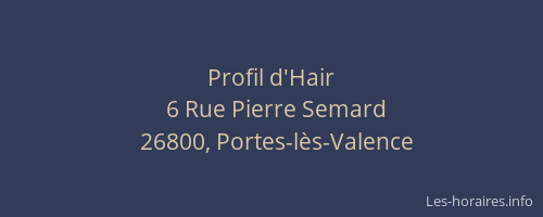 Profil d'Hair