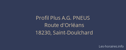 Profil Plus A.G. PNEUS