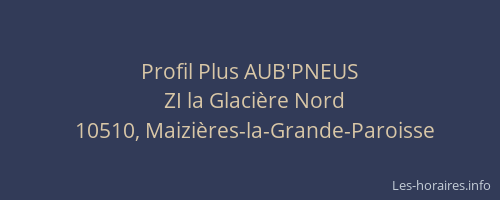 Profil Plus AUB'PNEUS