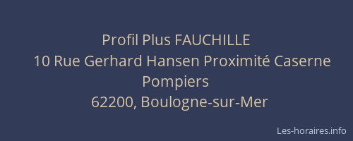 Profil Plus FAUCHILLE