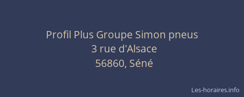 Profil Plus Groupe Simon pneus