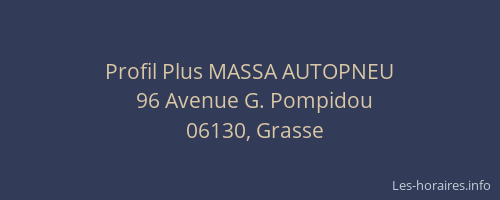 Profil Plus MASSA AUTOPNEU