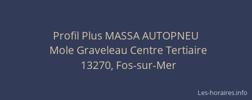 Profil Plus MASSA AUTOPNEU
