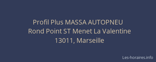 Profil Plus MASSA AUTOPNEU