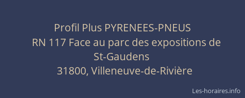 Profil Plus PYRENEES-PNEUS