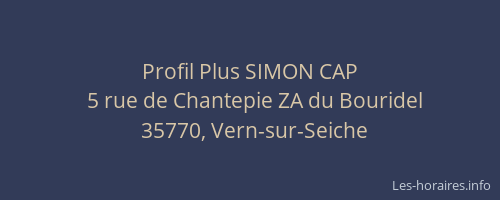 Profil Plus SIMON CAP