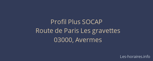 Profil Plus SOCAP