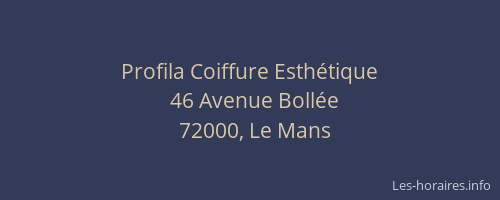 Profila Coiffure Esthétique